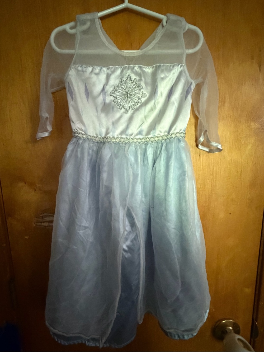 Disney Light Blue Princess Nightgown with Sheer Sleeves
